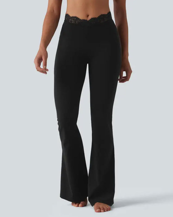 Broek Kant Taille Licht Uitlopend Yoga