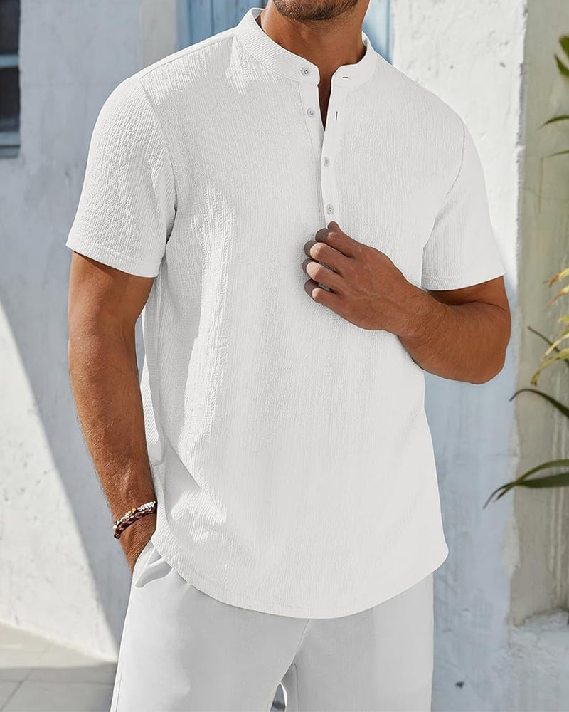Overhemd Effen Los Henley
