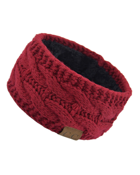 Fleece Gebreide Hoofdband Voor Herfst En Winter