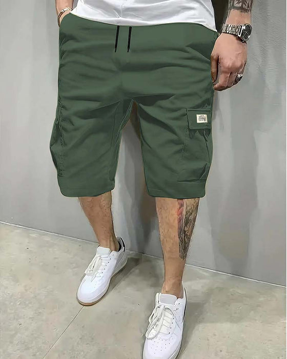 Heren Shorts Met Middenriem En Trekkoord