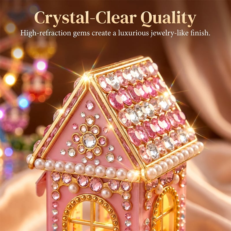 3D LED Kerst Diamantkunst DIY Kit