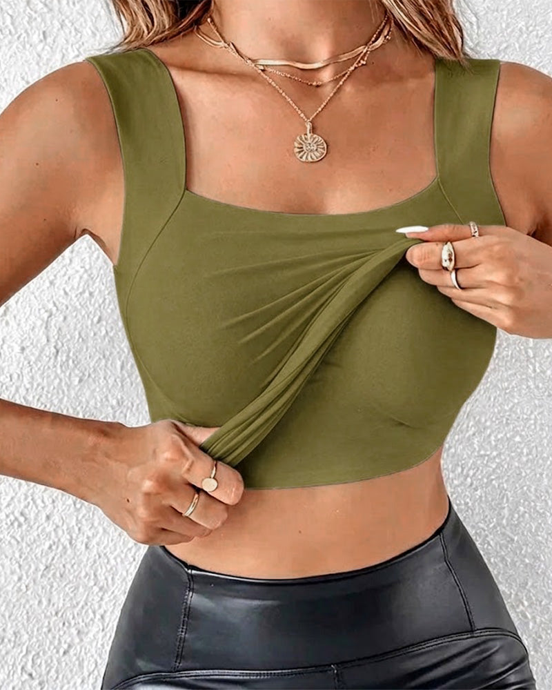 🔥 Tank U-Hals Shapewear Ingebouwde BH