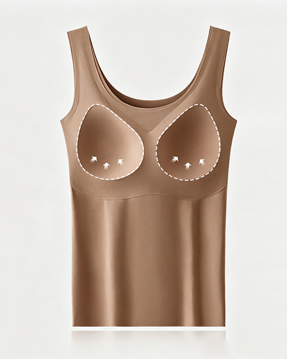 Tank Top Naadloos Ingebouwde Bh