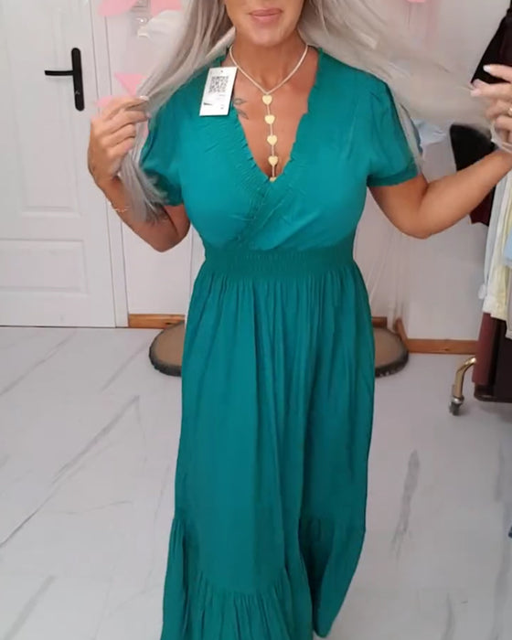 Jurk Elegant V-Hals A-Lijn