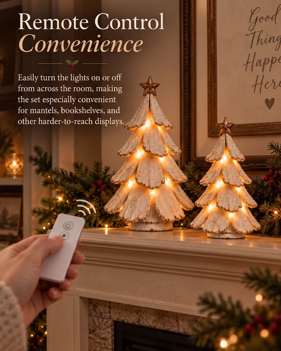 🎄🌙 Vintage Kerstboom Met Licht Figuur