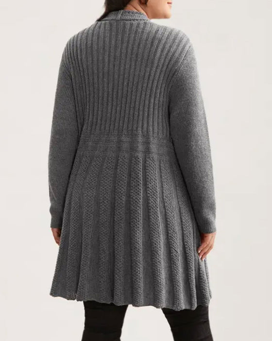 Vest Lang Effen Casual