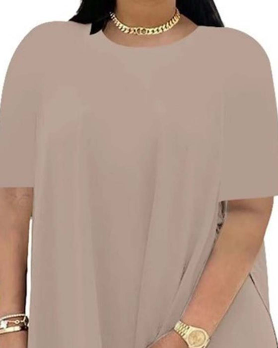 Set Effen Los Korte Mouw Broek