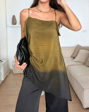 Cami Top Ombre Kleurblok