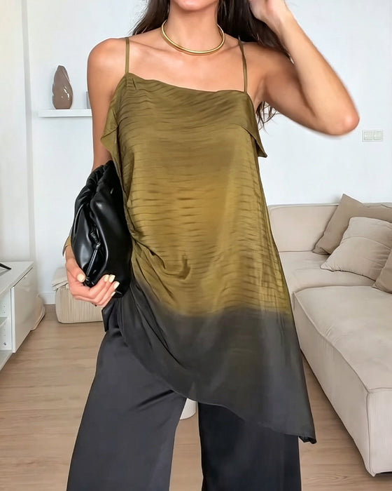 Cami Top Ombre Kleurblok