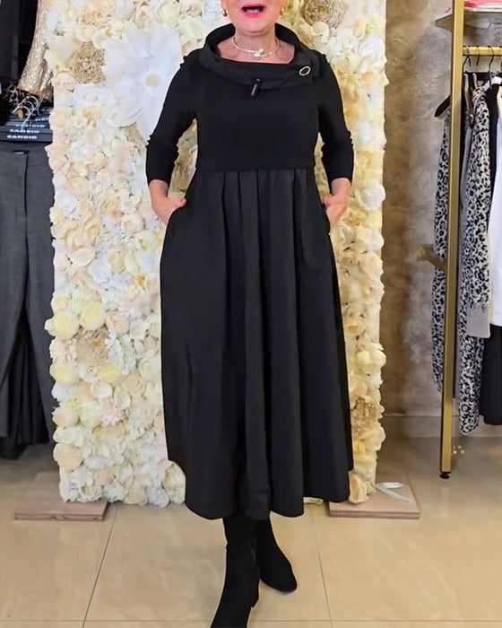 Jurk Fashionable Street Effen A-lijn