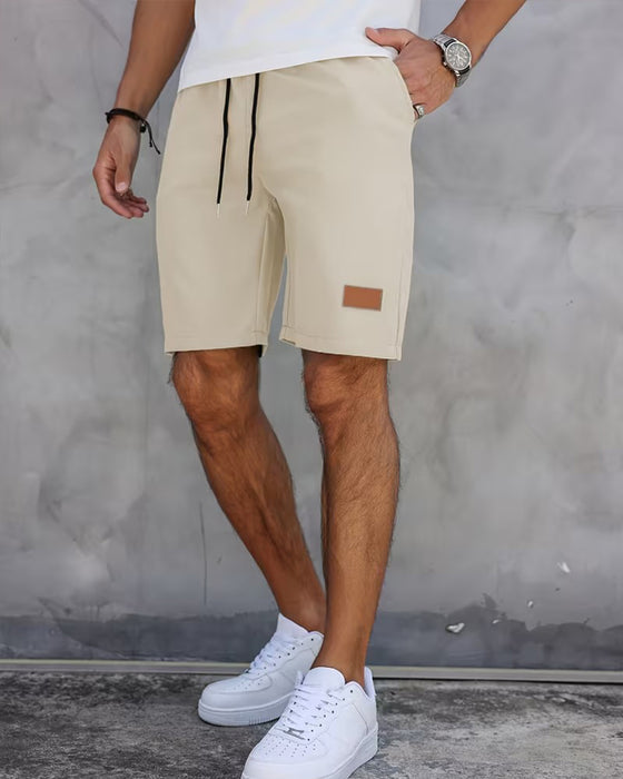 Shorts Leren Label Casual