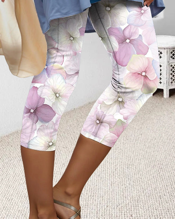 Broek Geprint Mode Casual
