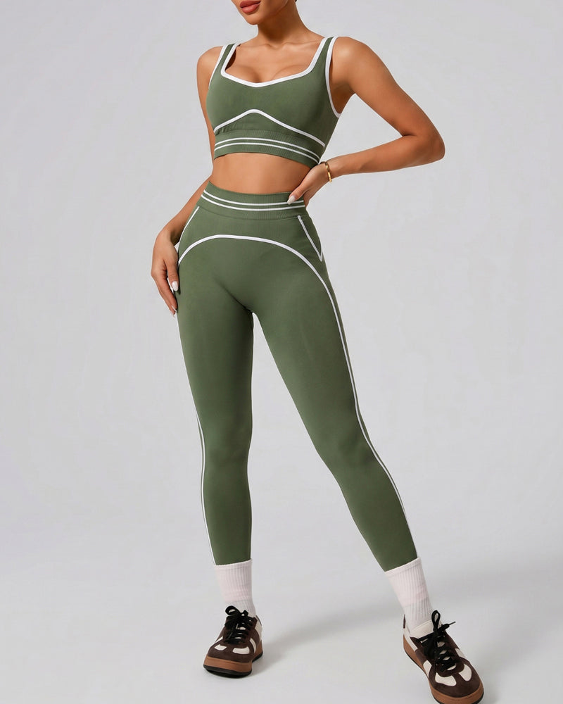Set Sport Tank Hoge Taille Yoga
