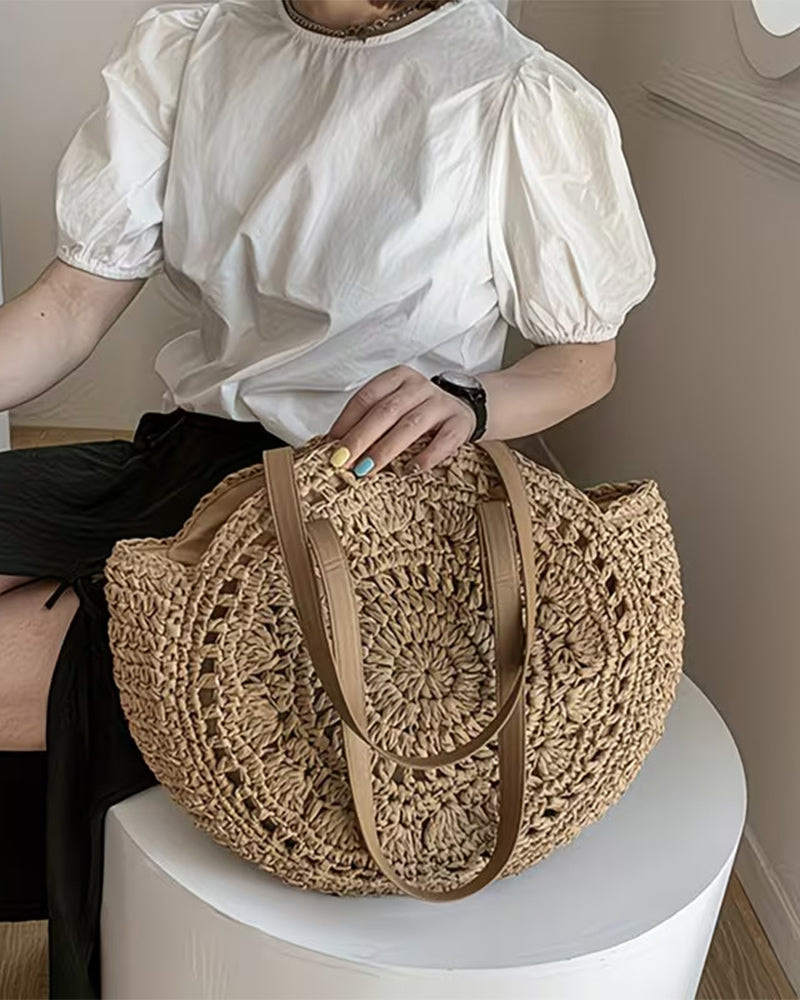 Tas Handgeweven Stro