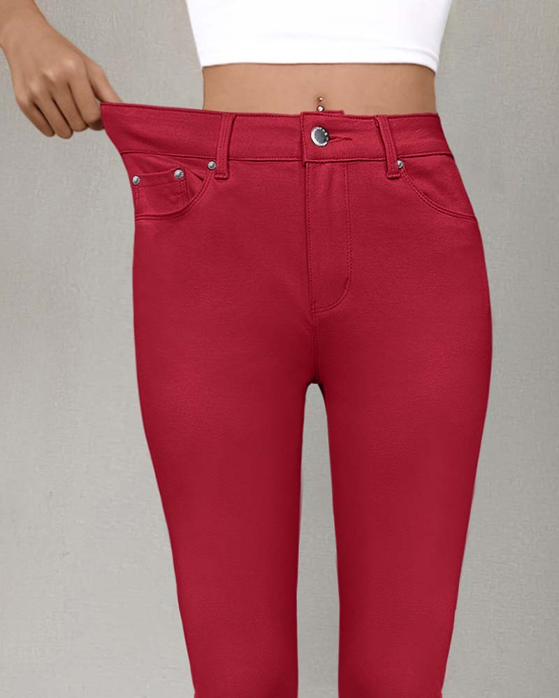 Broek Dames Zak Effen Skinny Casual