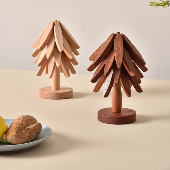 👍 Een Boom Massief Hout Isolatie Placemat