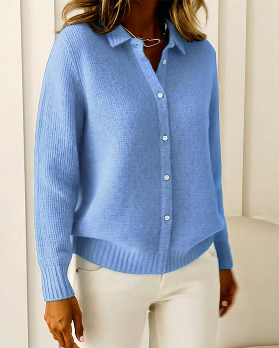 Vest Mode Reverskraag Knoop