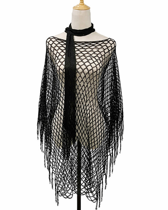 Pullover Franje Mesh Uitgesneden