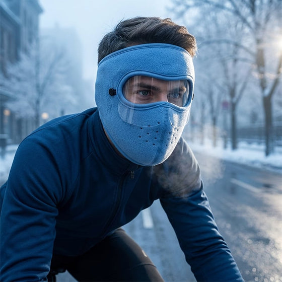 Thermische Oorbescherming Wintergezichtsmasker Met Beschermend Vizier