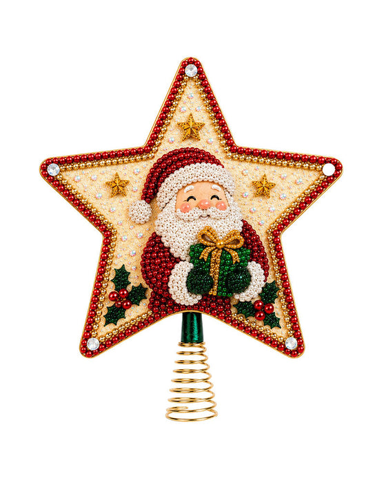 DIY Vijfpuntige Ster Diamant Schilderij Kerstboom Topper