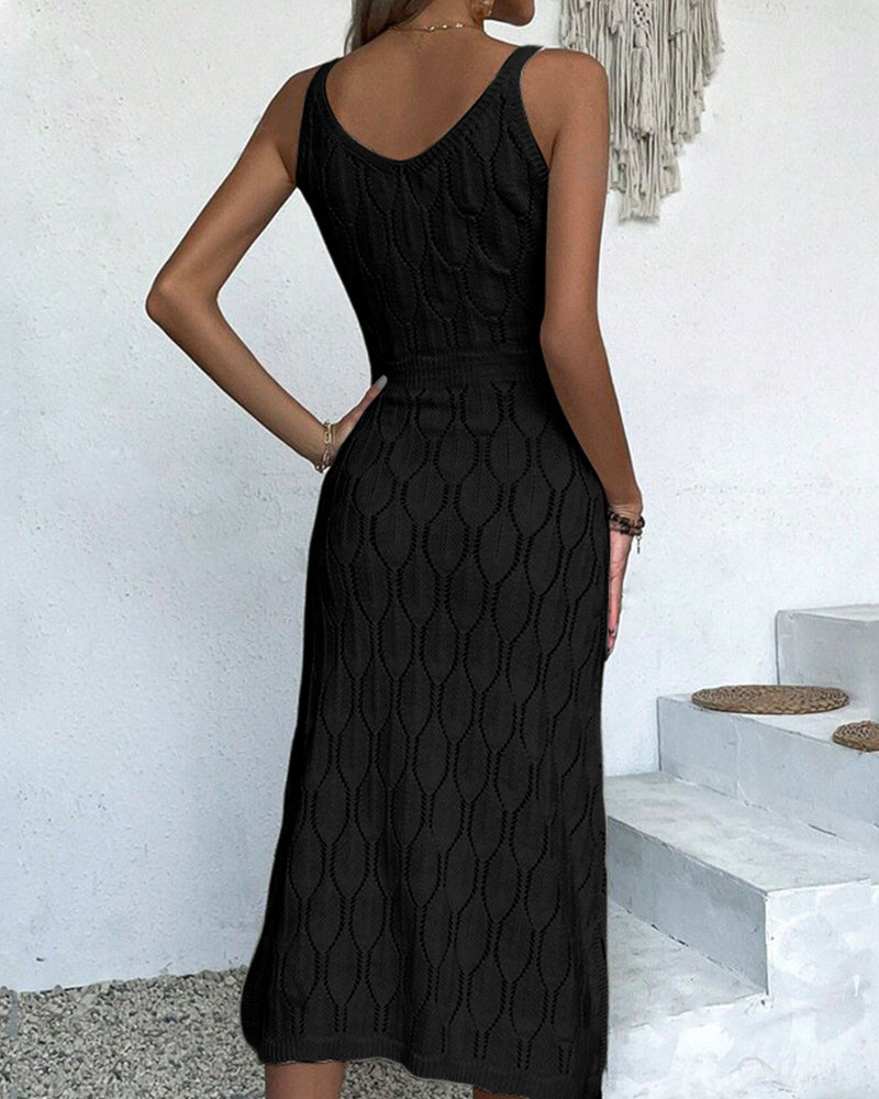 Jurk Effen Sexy Bedekking