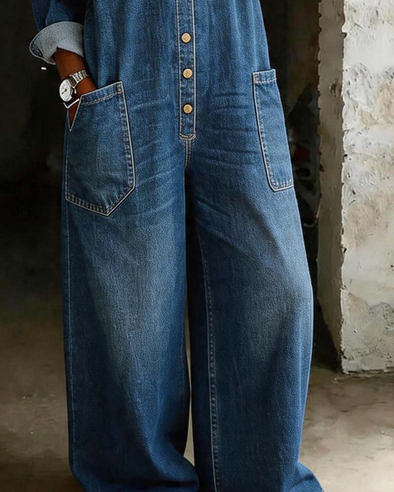 Jumpsuit Cowboy Casual Los Grote Zak