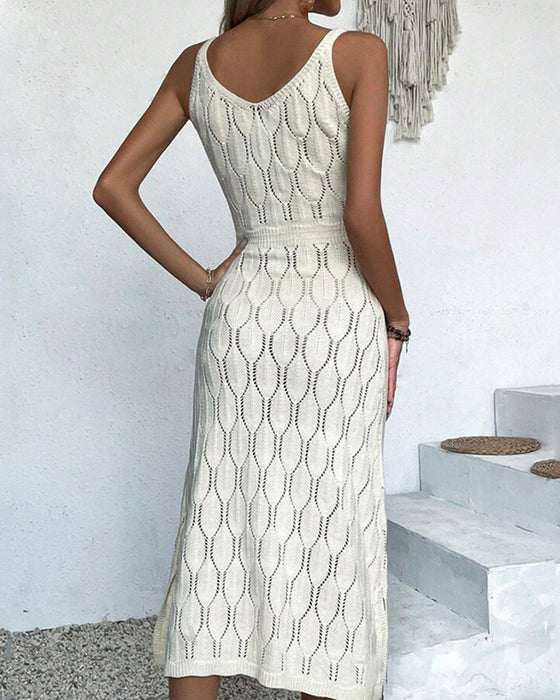 Jurk Effen Sexy Bedekking