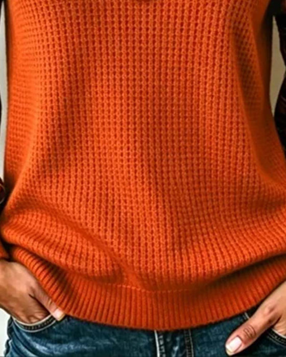 Sweater Lange Mouwen Reverskraag
