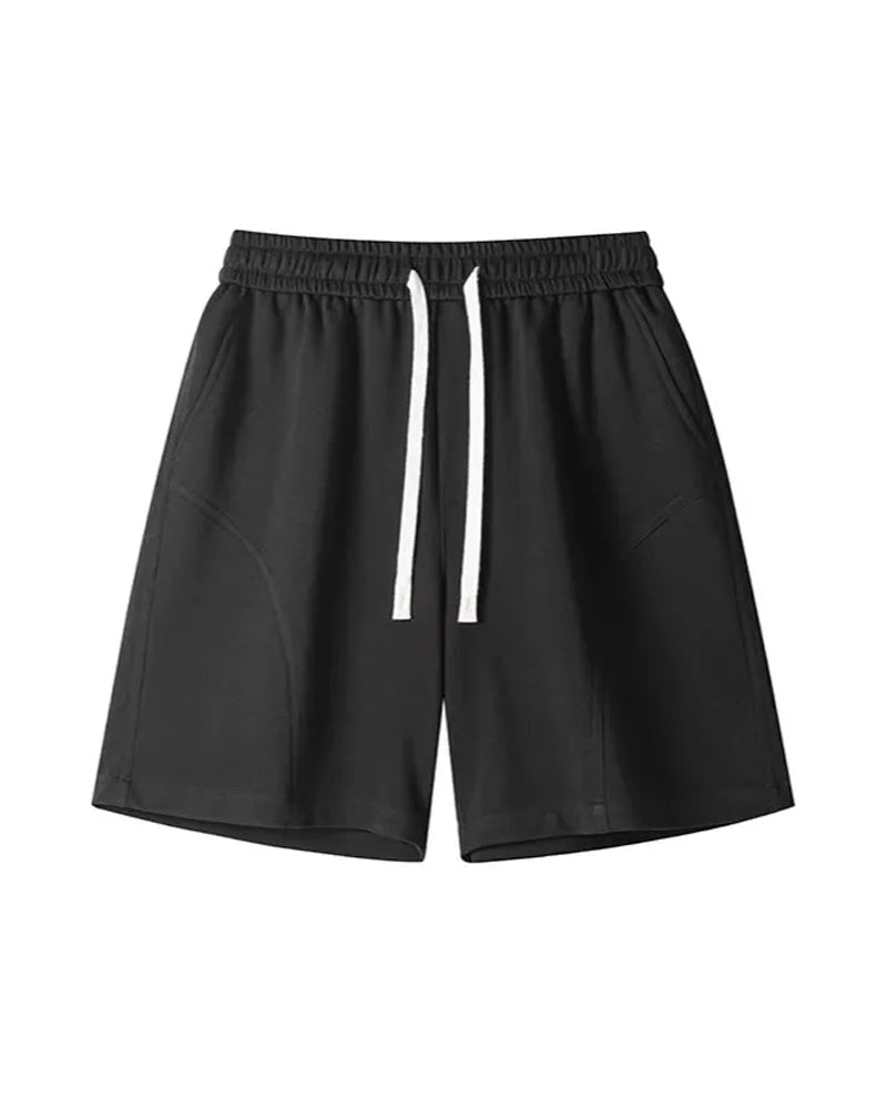 Shorts Casual Rechte Pijp Trekkoord Bermuda