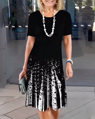 Jurk Temperamentvol Forens Print