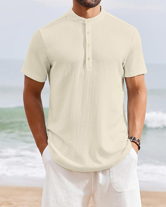 Overhemd Effen Los Henley