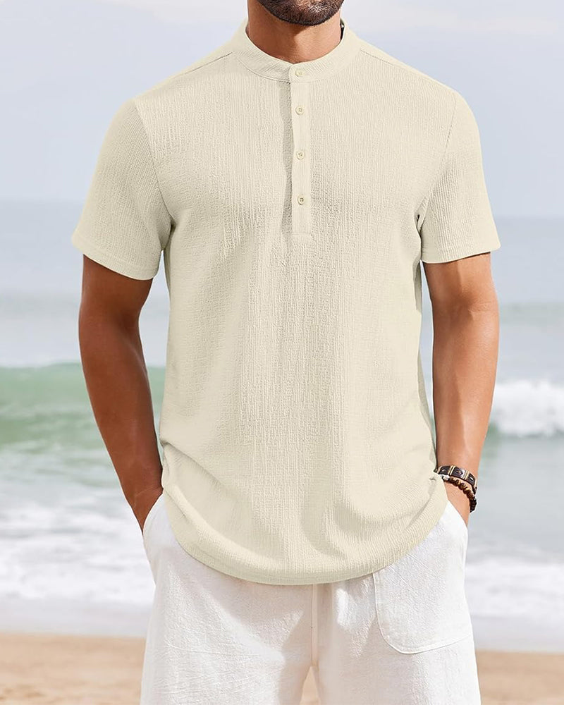 Overhemd Effen Los Henley