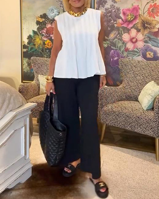 Veelzijdige Camisole met Elegante Rimpels