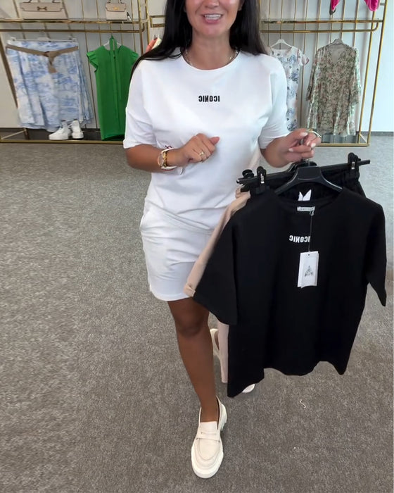 Set Gedrukt Casual Tweedelig