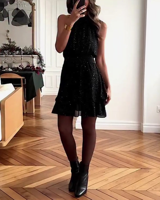 Jurk Mouwloos Sexy Modieus