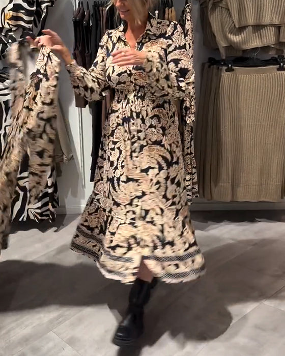 Modejurk Met Kraag En Print