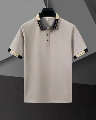Shirt Kleurenblok Korte Mouw Polo