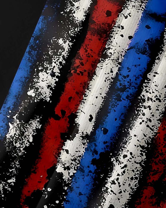 Shirt Kraag Sterren En Strepen Print