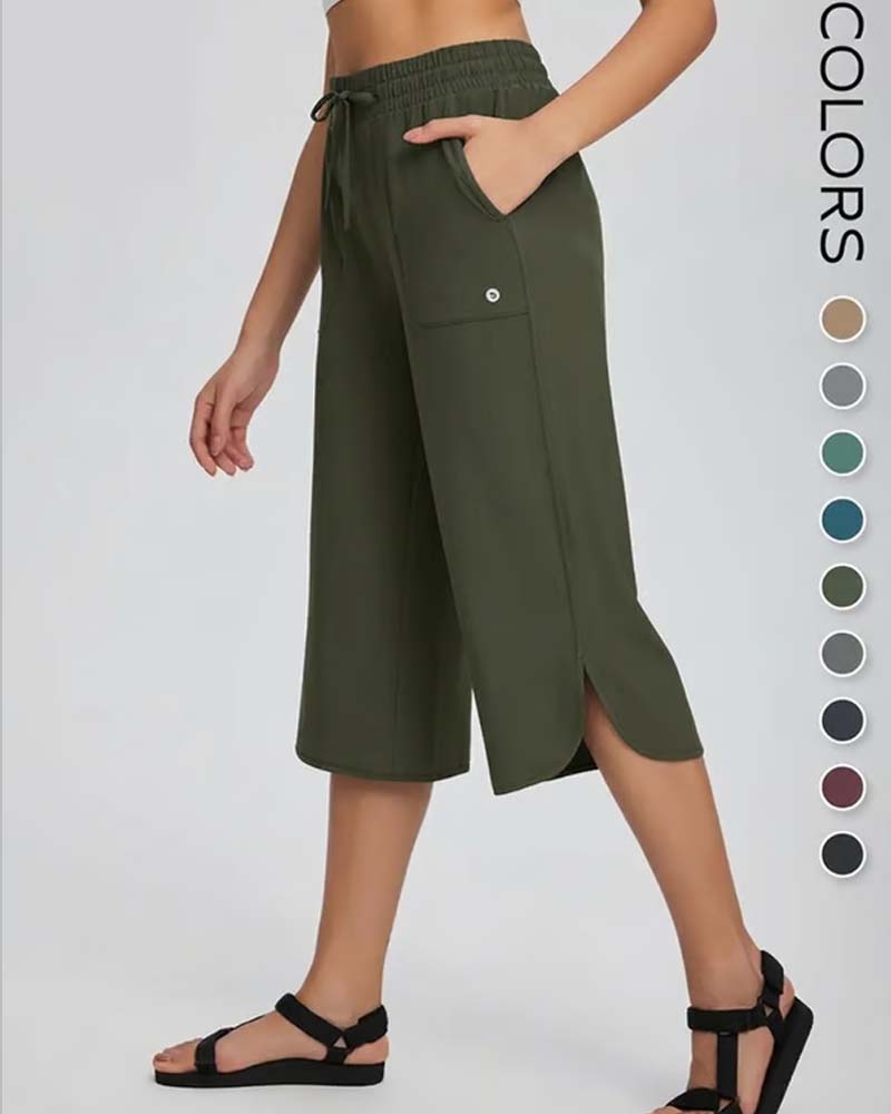 👖 Capris Dames Wijd Pijp Yoga