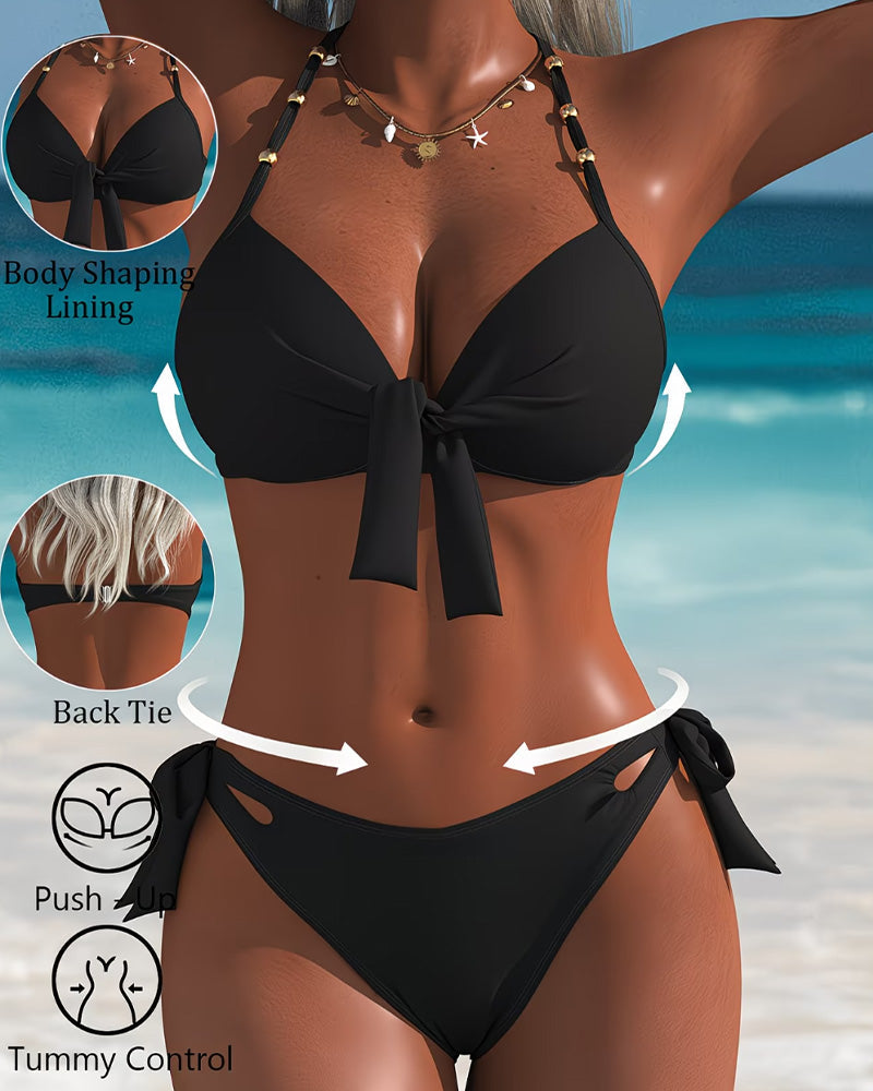 Bikini Sexy Effen Halter