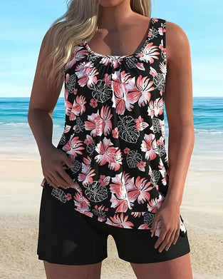 Tankini Strandvakantie Bedrukt Tweedelig