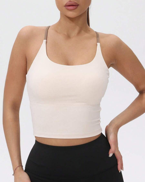 Sport Tanktop Met Geïntegreerde Borstpads