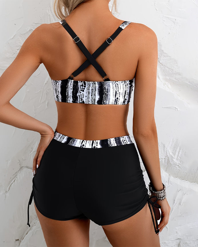 Bikini Bh-Stijl Boxer Print
