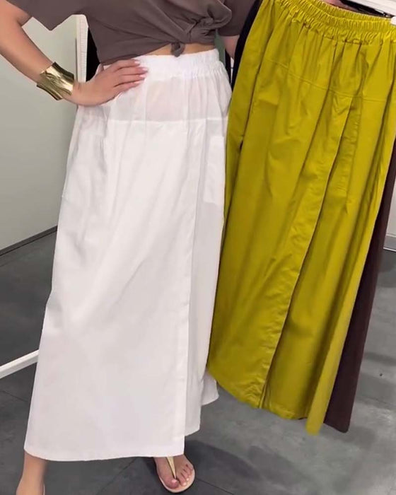 Broek Casual Schort Stijl Enkellang