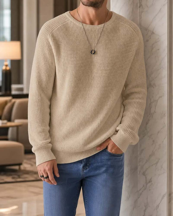 Pullover Heren Stijlvol Casual Gebreid