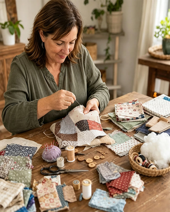 🧵 DIY Patchwork Kabouter Set – Creëer Je Eigen Schattige Kabouter 🧙‍♂️