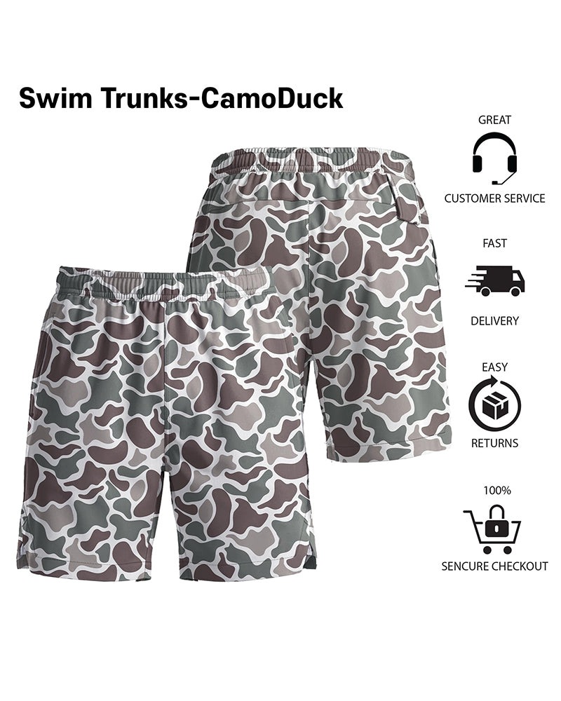 Shorts Camouflage Print Strand