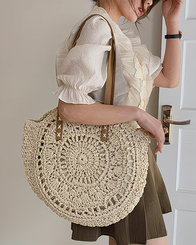 Tas Handgeweven Stro