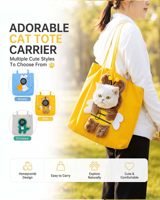 Tas Schattig Personage Huisdierdrager Canvas Tote