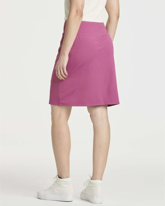 Rok Hoge Taille Effen Kort